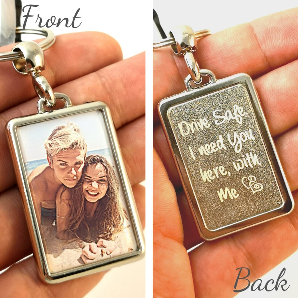 Drive Safe Keyring, Keychain, Gift For Boyfriend, Valentine's day Gift - Engraved Memories