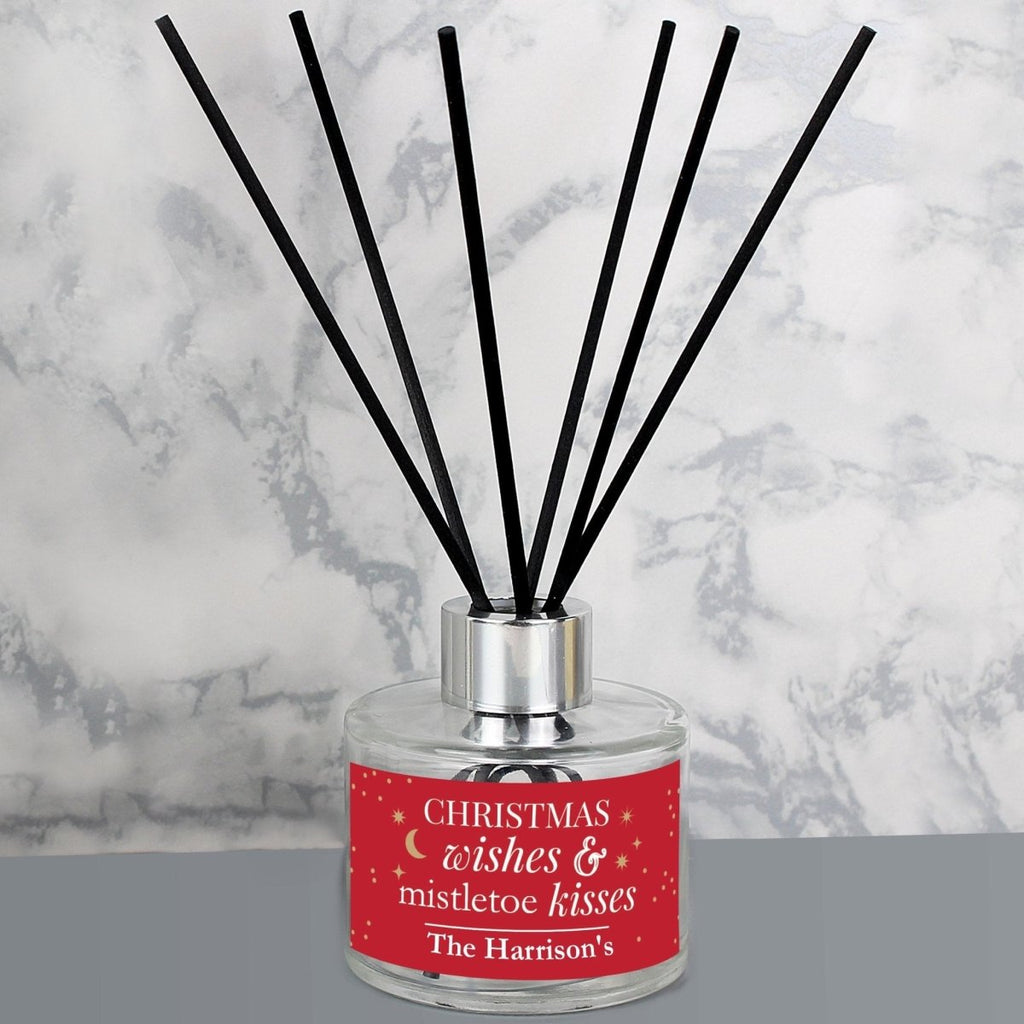  Personalised Christmas Wishes Reed Diffuser - Engraved Memories