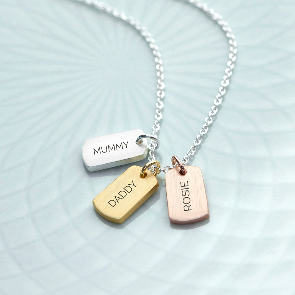 Personalised My Family Special People Necklace - Engraved Memories