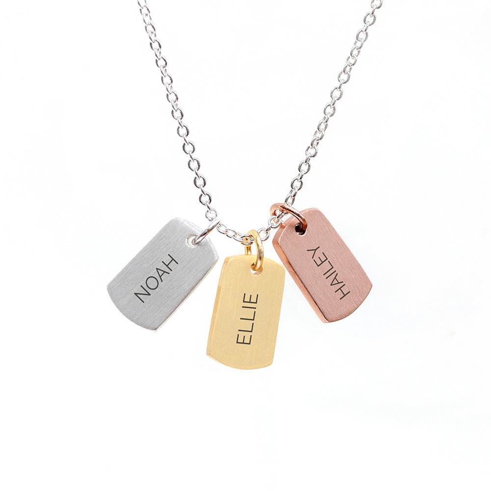 Personalised My Family Special People Necklace - Engraved Memories