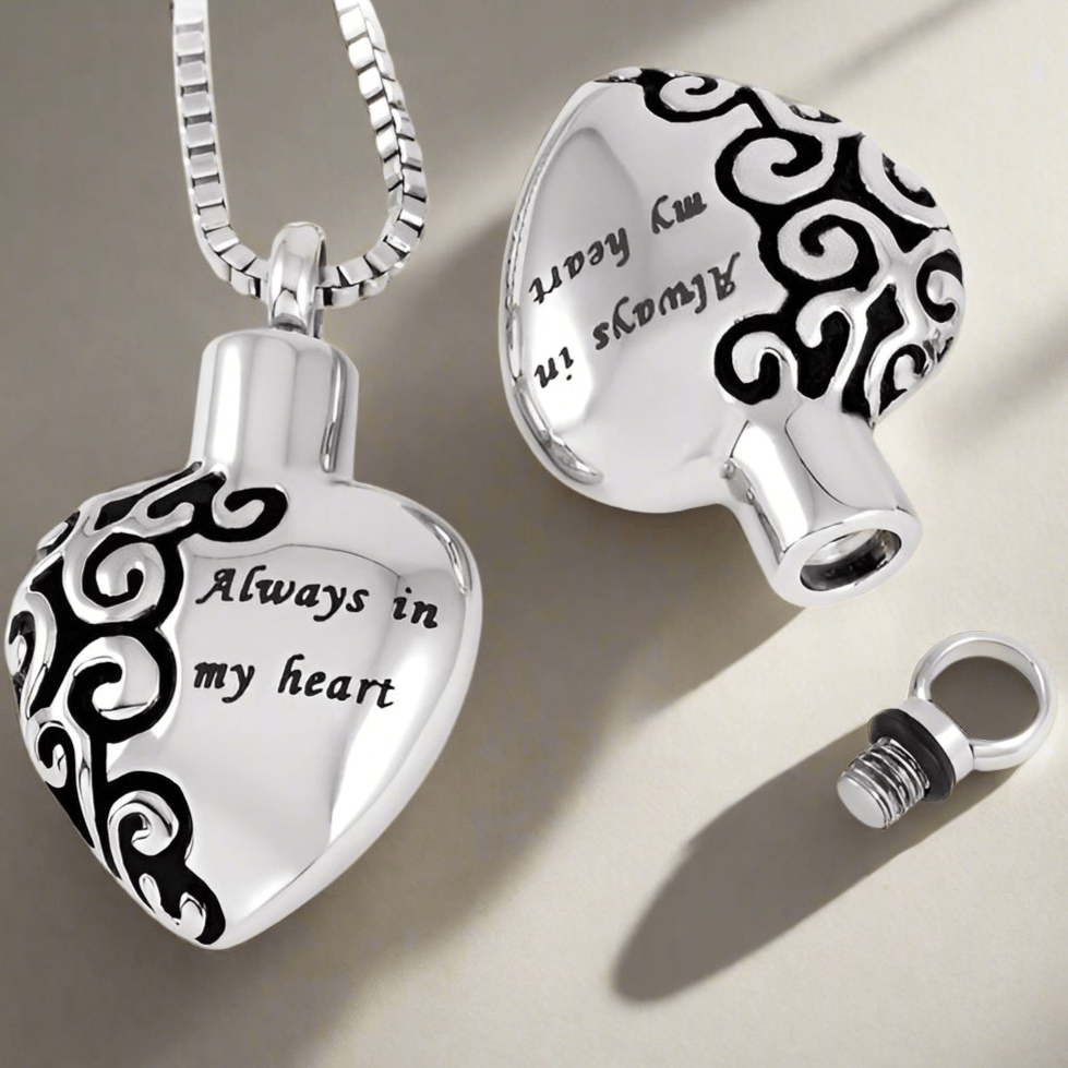 Engraved ashes necklace discount