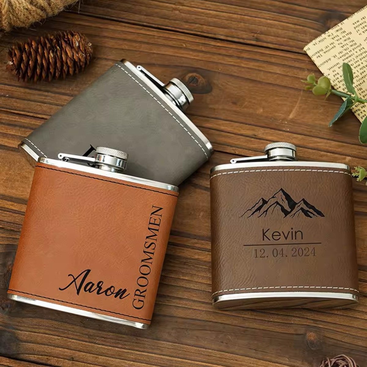 Personalized Flask - Jason's Bachelor Party – Stamp Out Personalized Flask - Jason's Bachelor Party – Stamp Out