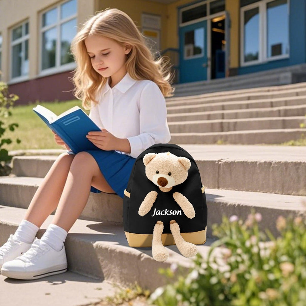 Personalized teddy bear backpack for kids