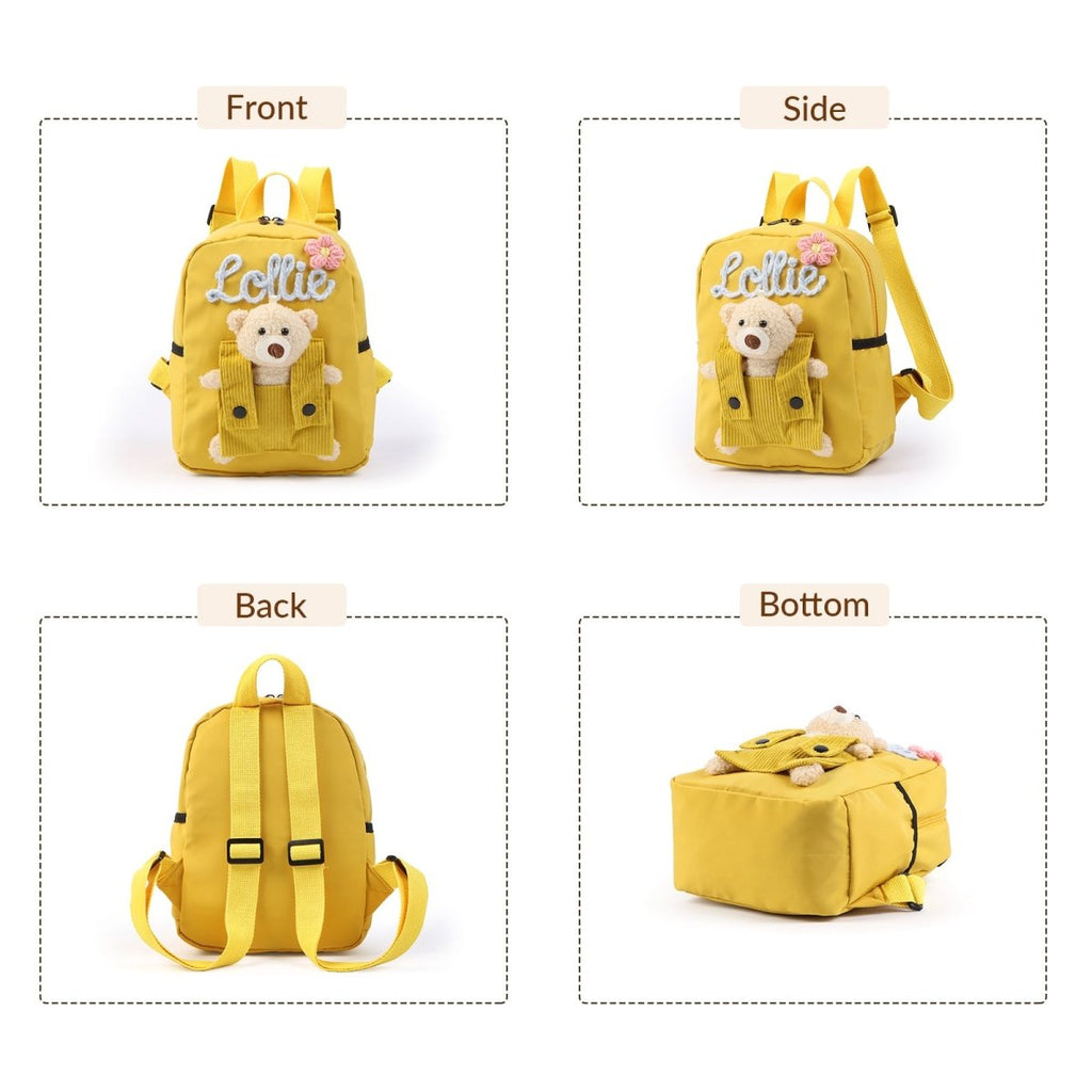 Cute bear-themed gift backpack for preschoolers
