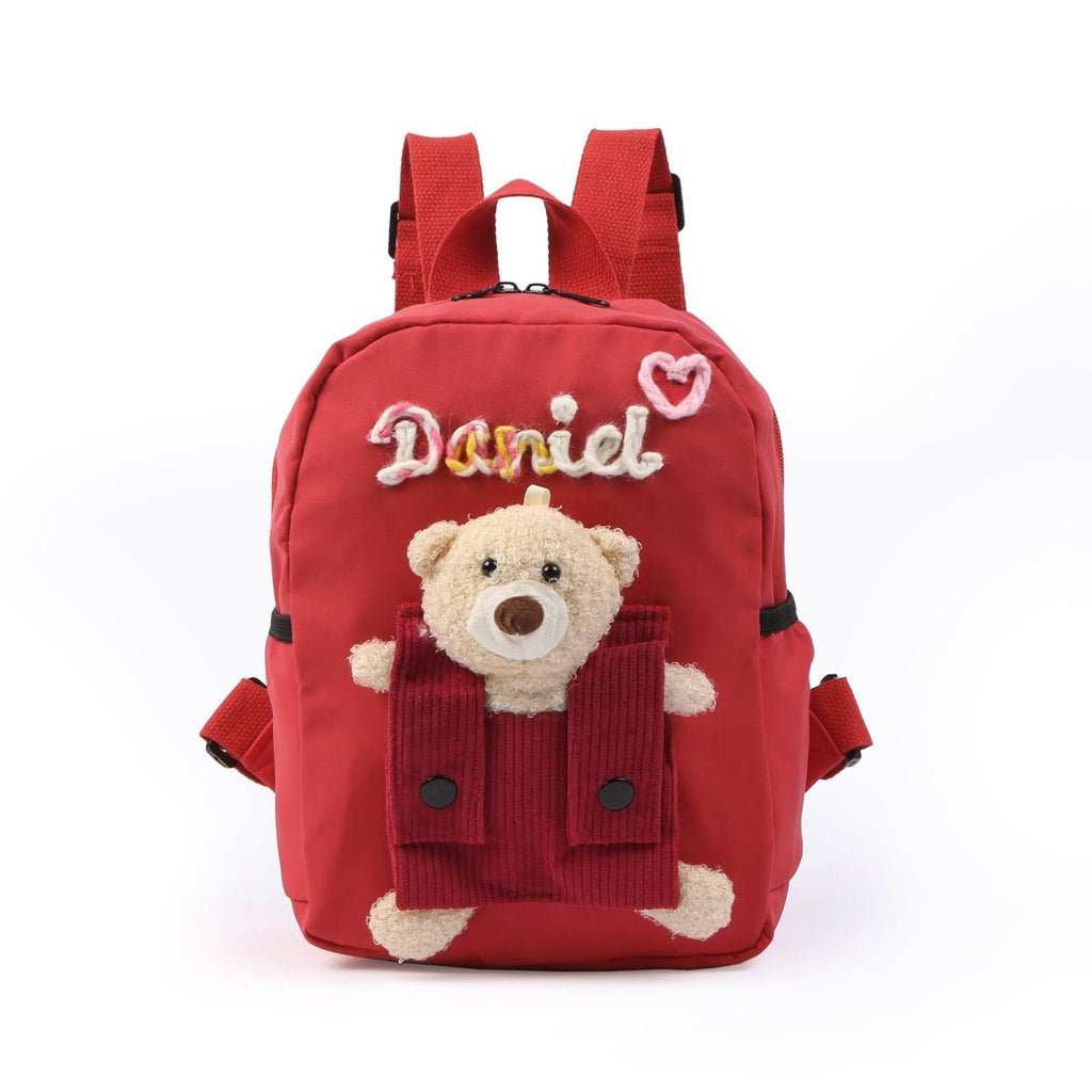 Cute bear-themed gift backpack for preschoolers