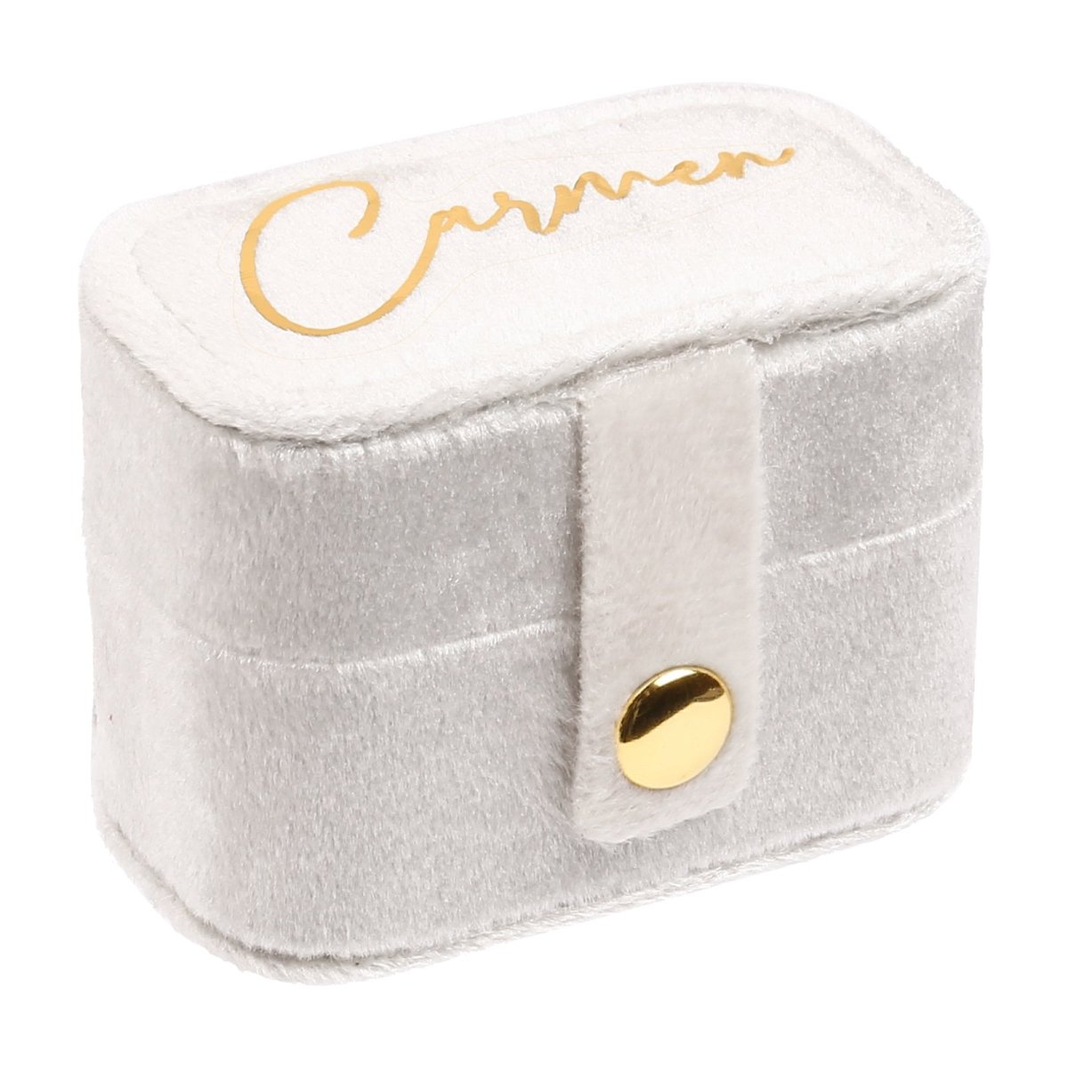 Custom Velvet Jewelry Bag – Personalised Engraved Pouch Luxury