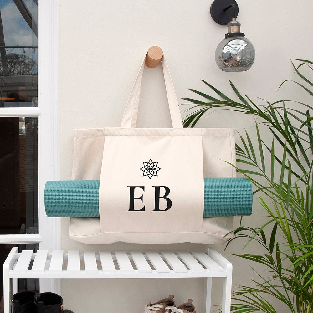 Personalised eco-friendly yoga mat carrier