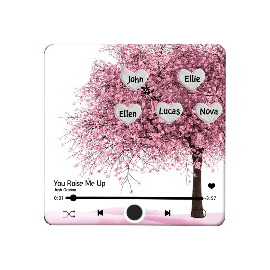 Personalised Acrylic Fridge Magnet – Custom Song & Singer Name Decor - Engraved Memories