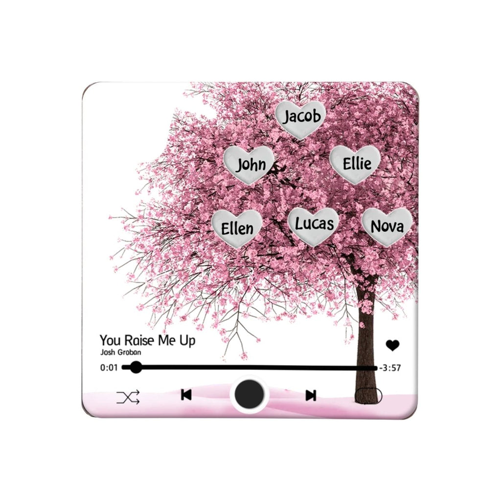 Personalised Acrylic Fridge Magnet – Custom Song & Singer Name Decor - Engraved Memories