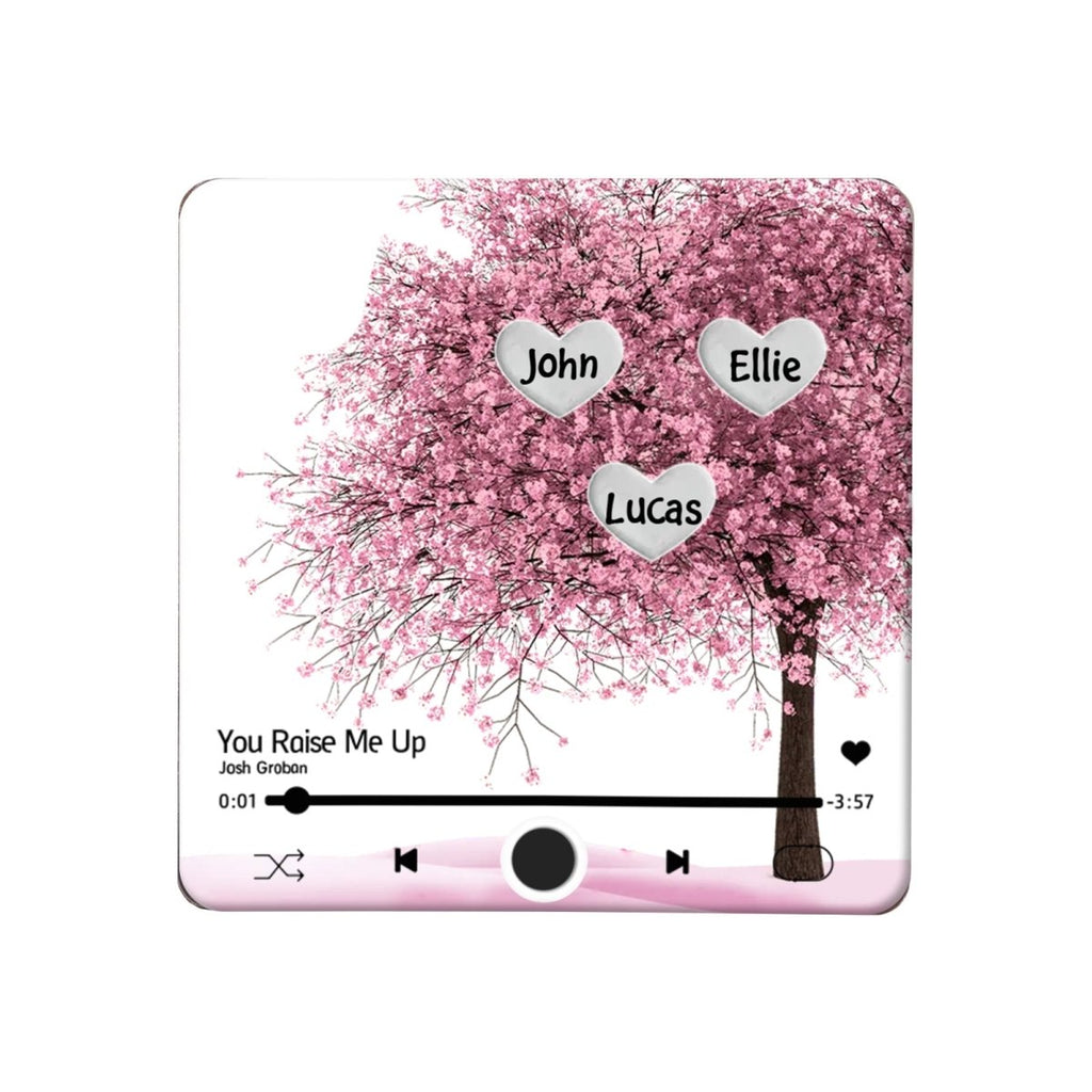 Personalised Acrylic Fridge Magnet – Custom Song & Singer Name Decor - Engraved Memories