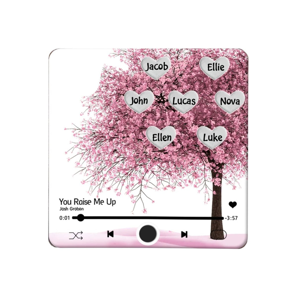 Personalised Acrylic Fridge Magnet – Custom Song & Singer Name Decor - Engraved Memories