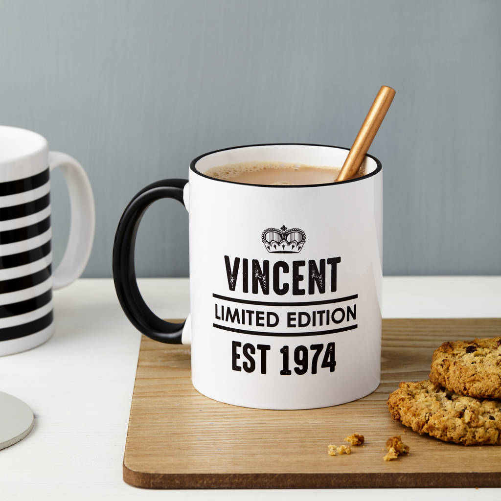 Personalised Birth Year Mug - Engraved Memories