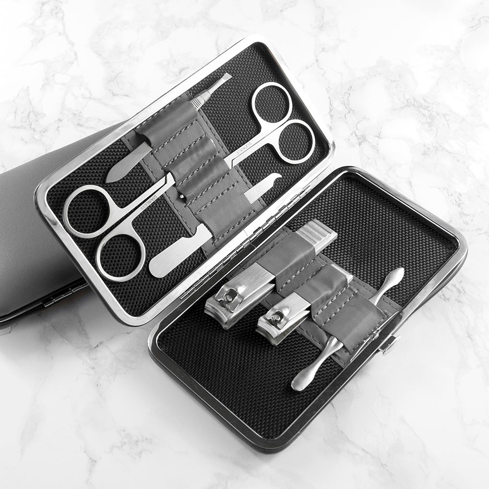 Personalised manicure set, 15×9×2cm, 8 tools in case with custom name
