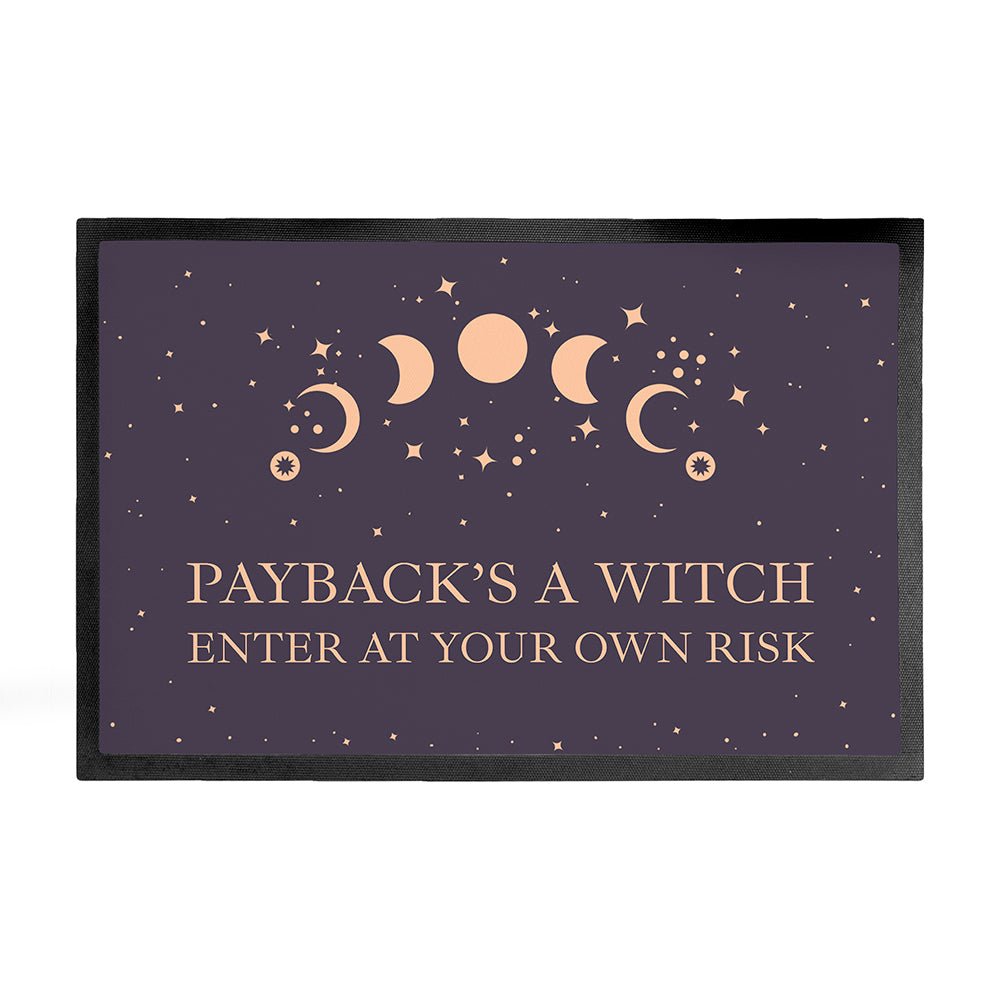Personalised Celestial Moon Phase Indoor Doormat - Engraved Memories