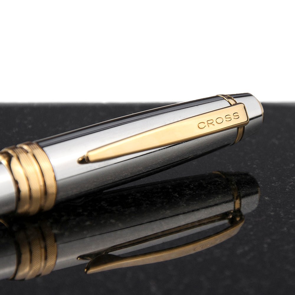 Personalised Cross Silver Gold Medallist Pen - Engraved Memories