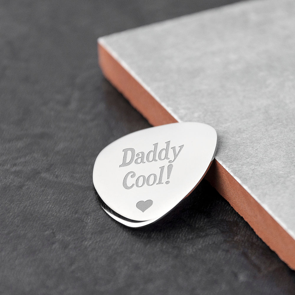 Personalised Dad's Plectrum - Engraved Memories