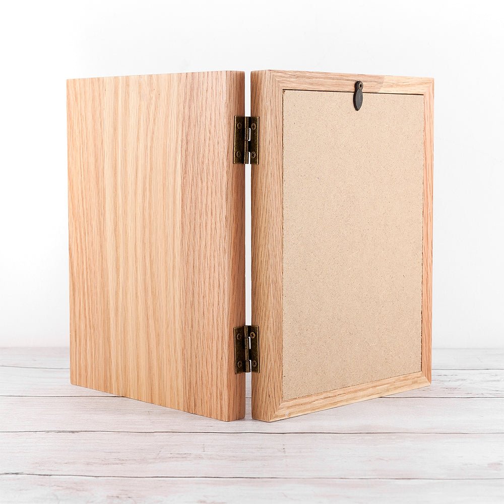 Personalised Father's Day Penguin Book Photo Frame - Engraved Memories