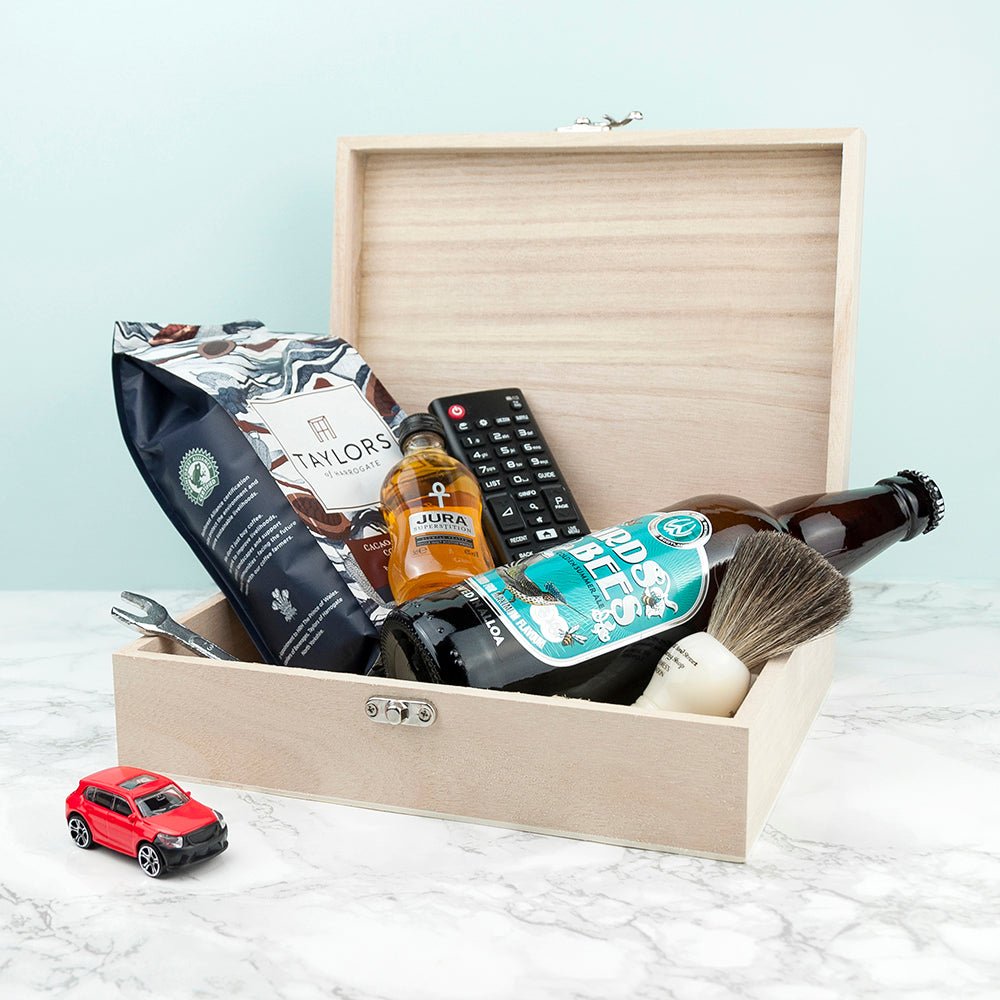 Personalised Fill Your Own Emergency New Dad Box - Engraved Memories