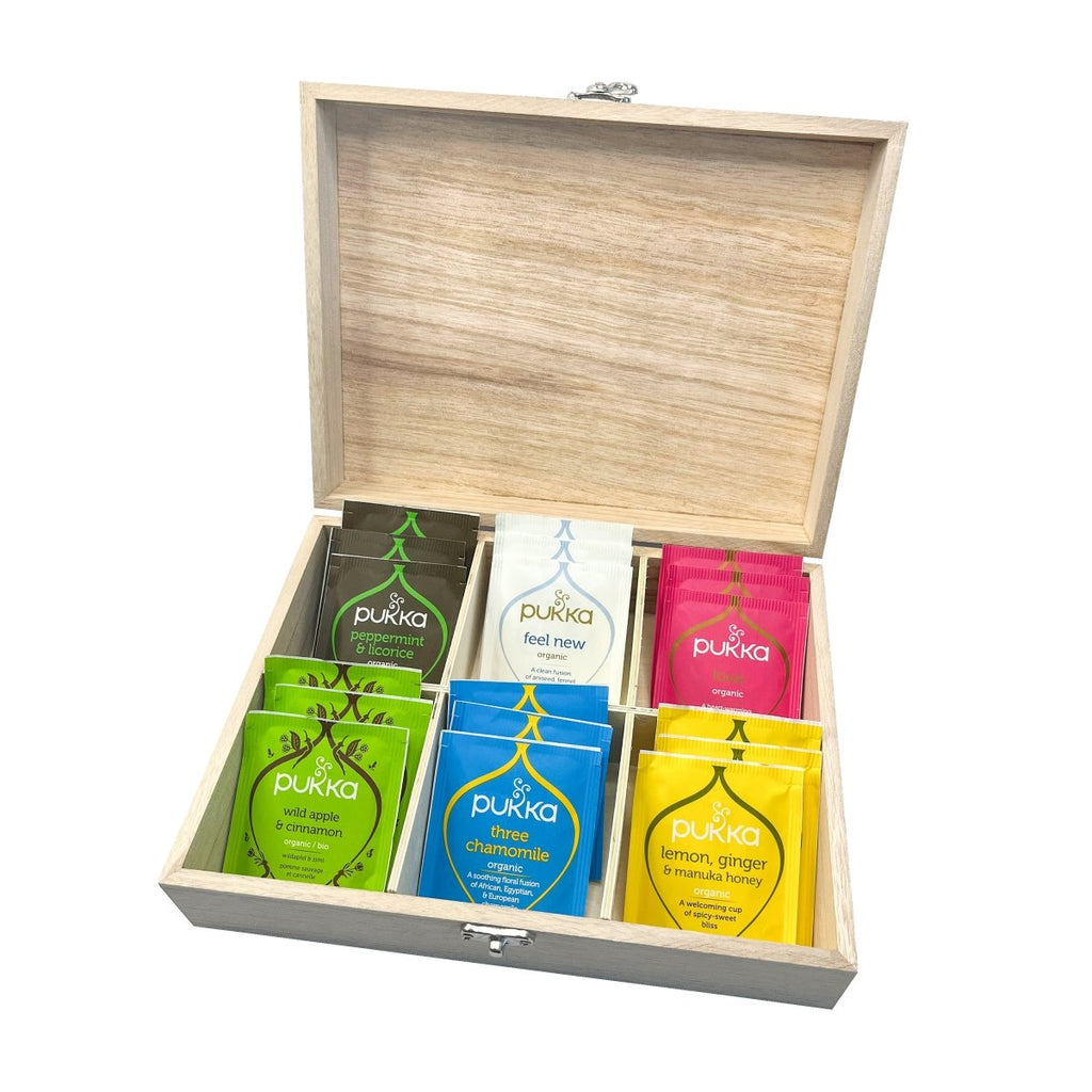 Personalised Framed Tea Box with Tea - Engraved Memories