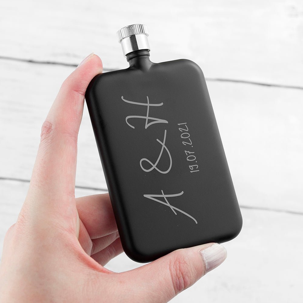 Handwriting memory flask gift