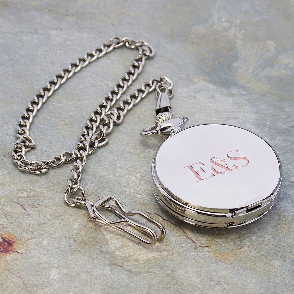 Personalised Heritage Dual-Side Pocket Watch - Engraved Memories