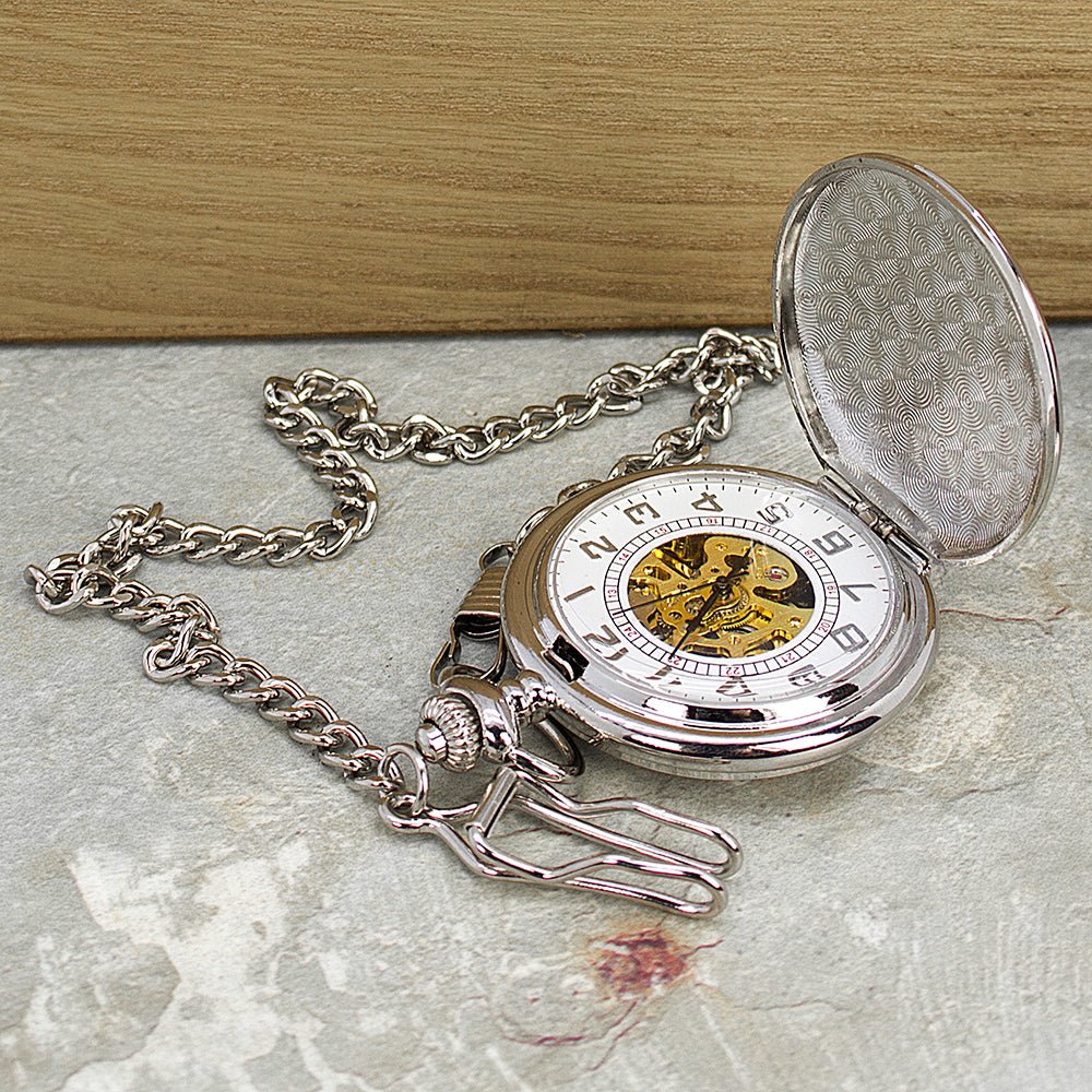 Personalised Heritage Pocket Watch - Engraved Memories