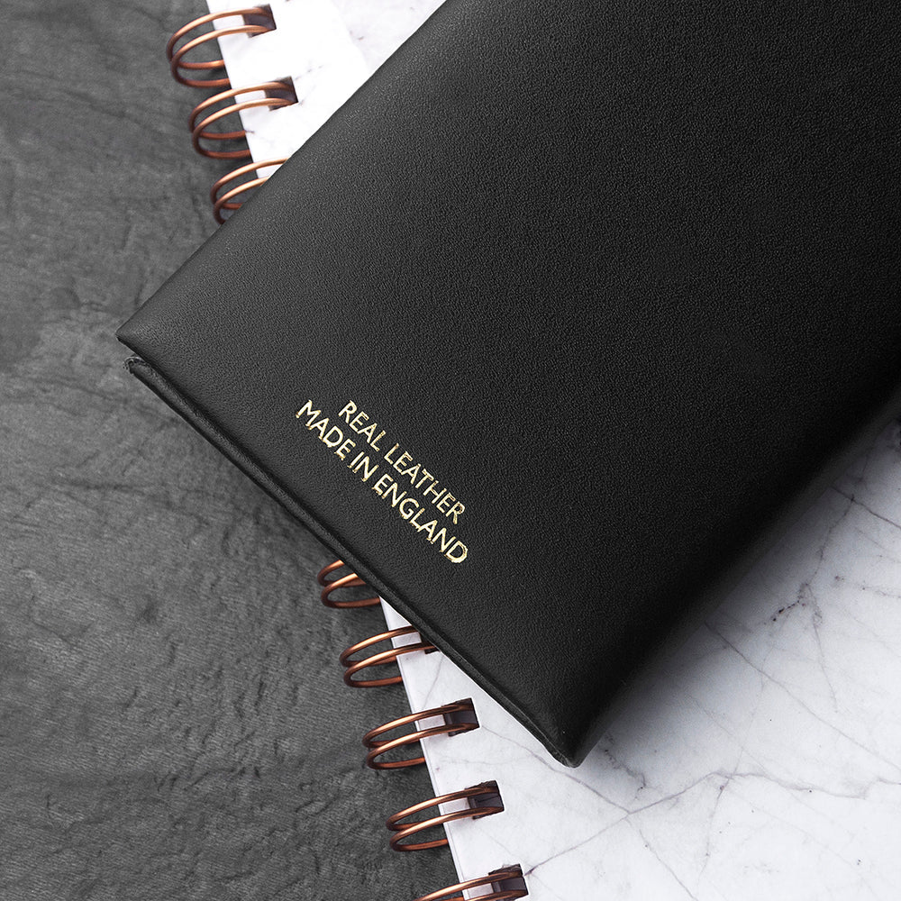 Personalised Leather Golf Note Book - Engraved Memories