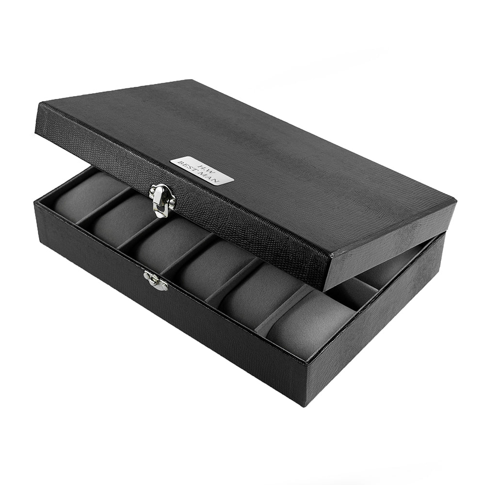 Personalised Luxury 12 Piece Watch Box - Engraved Memories
