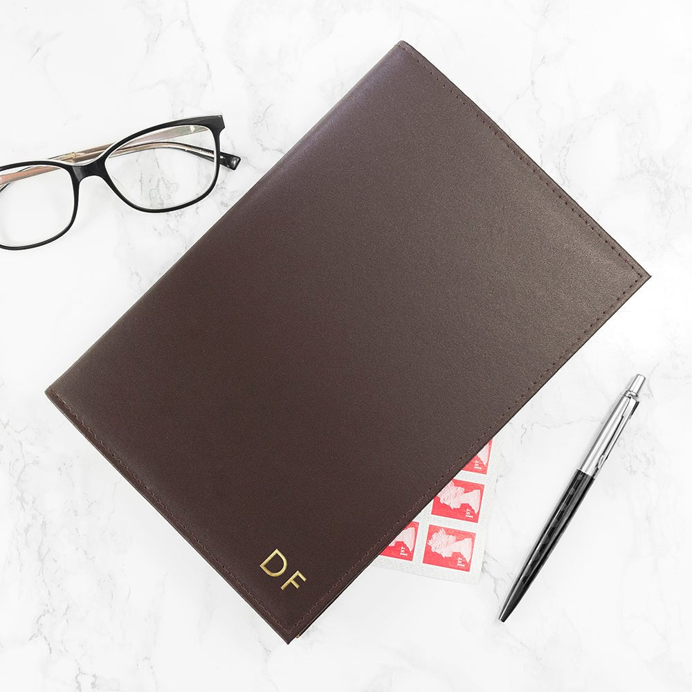 Personalised Luxury Leather Refillable Notebook - Engraved Memories