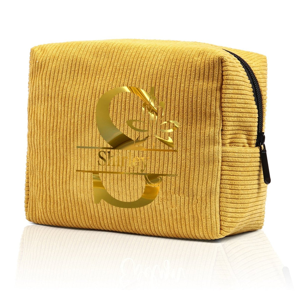 Personalised Name Makeup Bag – Custom Cosmetic Pouch Gift for Women - Engraved Memories