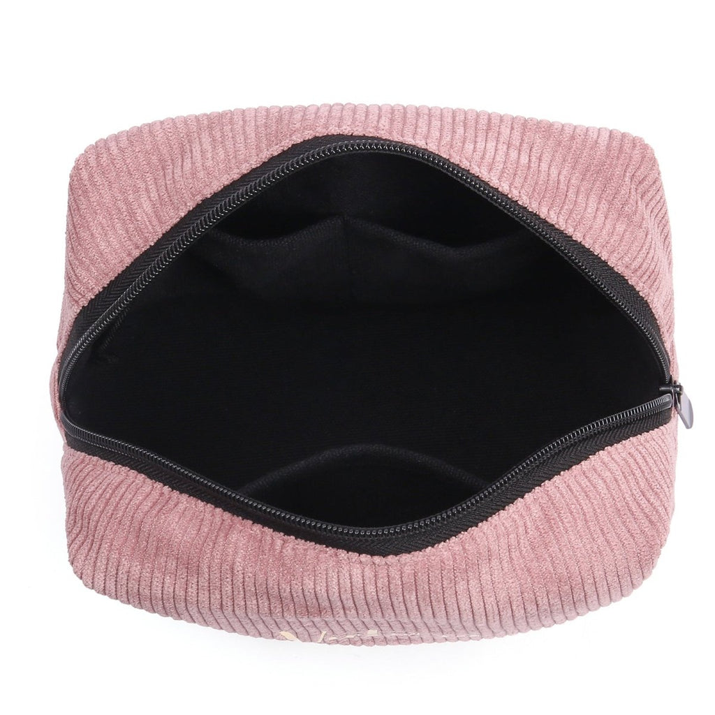 Personalised Name Makeup Bag – Custom Cosmetic Pouch Gift for Women - Engraved Memories