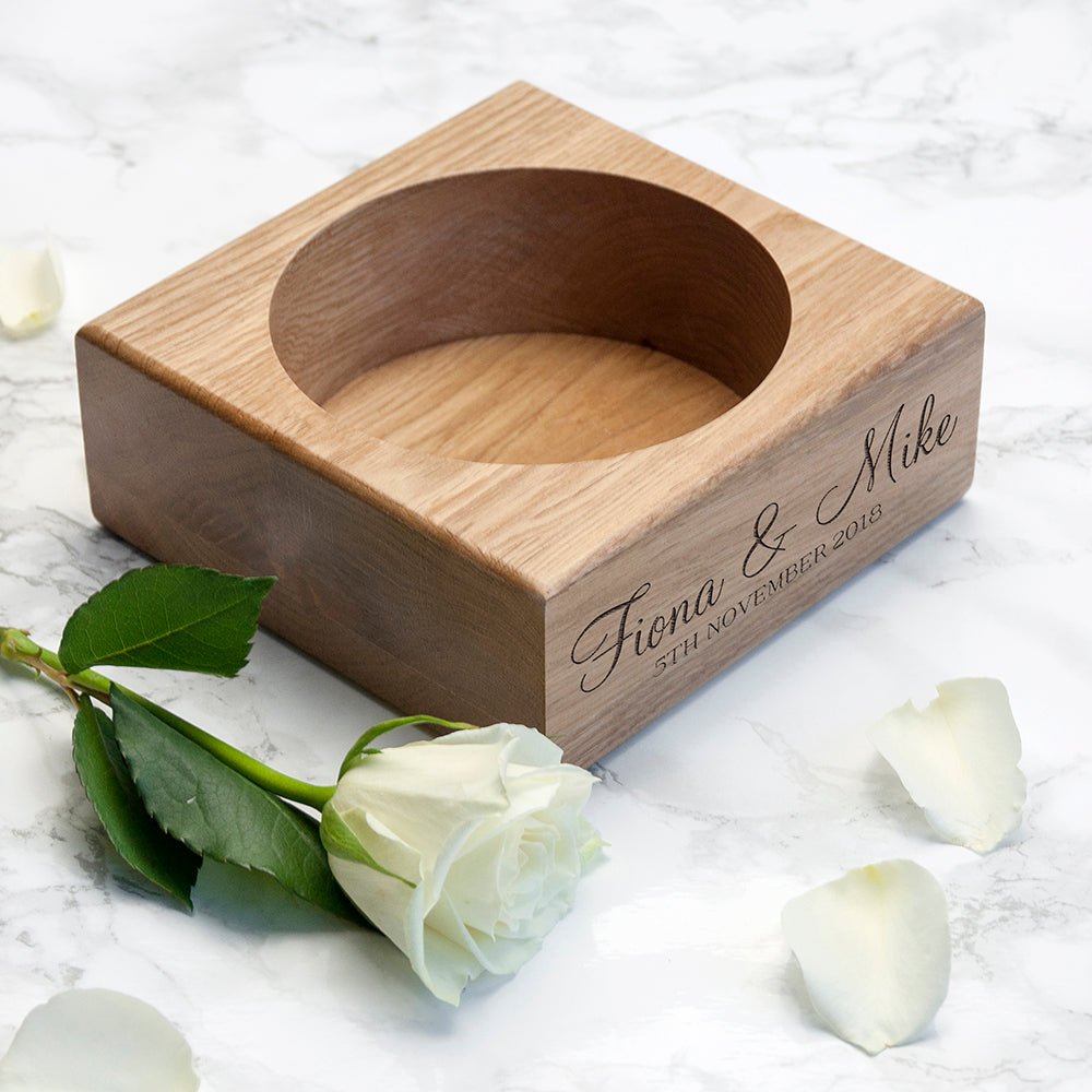 Solid oak wine stand for special occasions