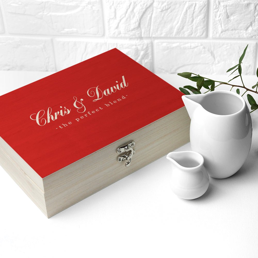 Romantic tea gift with herbal tea mix