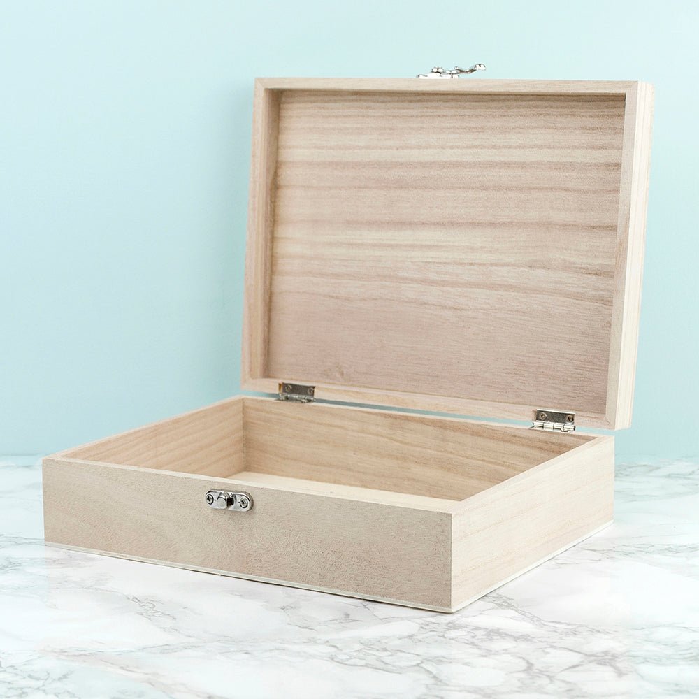 Personalised Wooden Tool Box - Engraved Memories