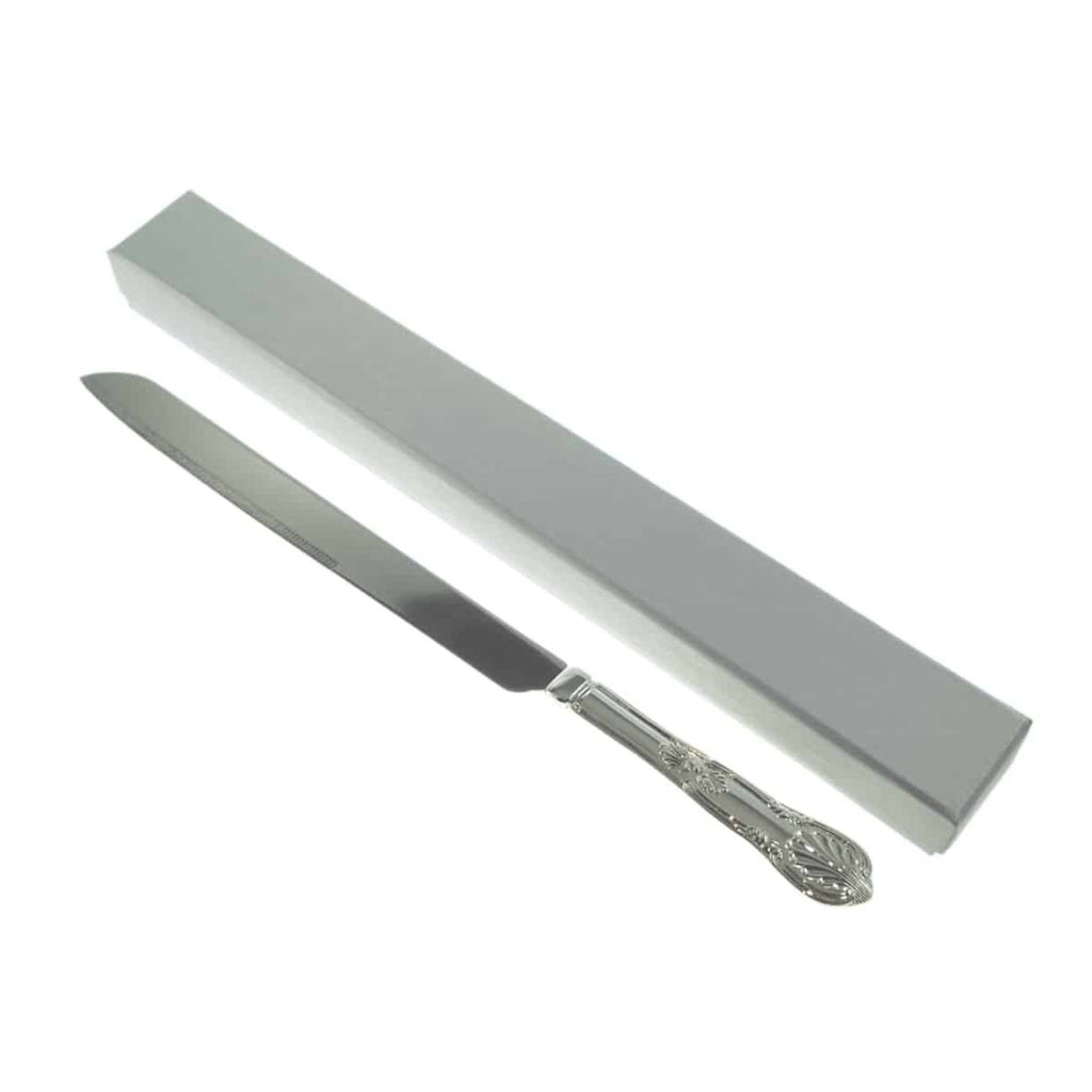 Cake Knife in Presentation case, Wedding Gift, Anniversary Gift, Engraved with Names, Date, Message or Logo, High quality, Mirror polished - Engraved Memories