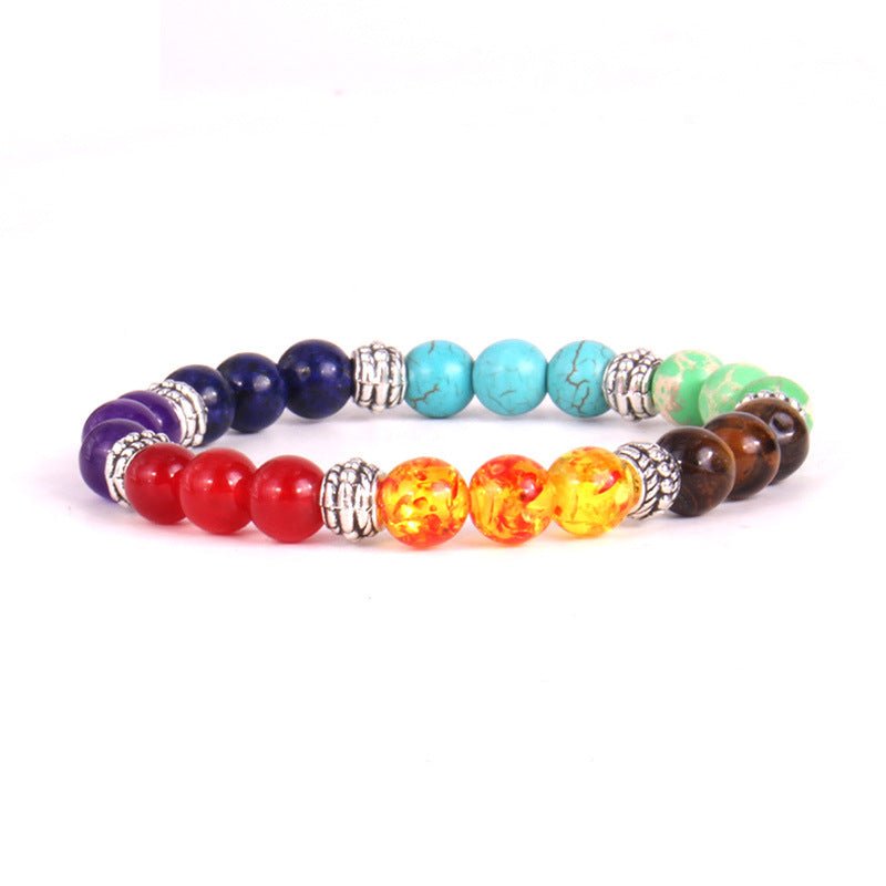 Colorful agate monarch stone bracelet, gold/white gold plated, personalized natural stone jewelry.