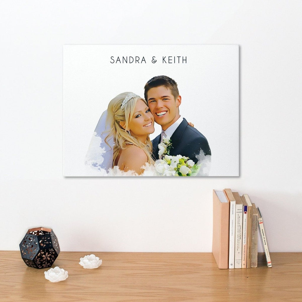 Personalized custom photo metal panel, glossy aluminum print, custom photo frame, unique wall art.