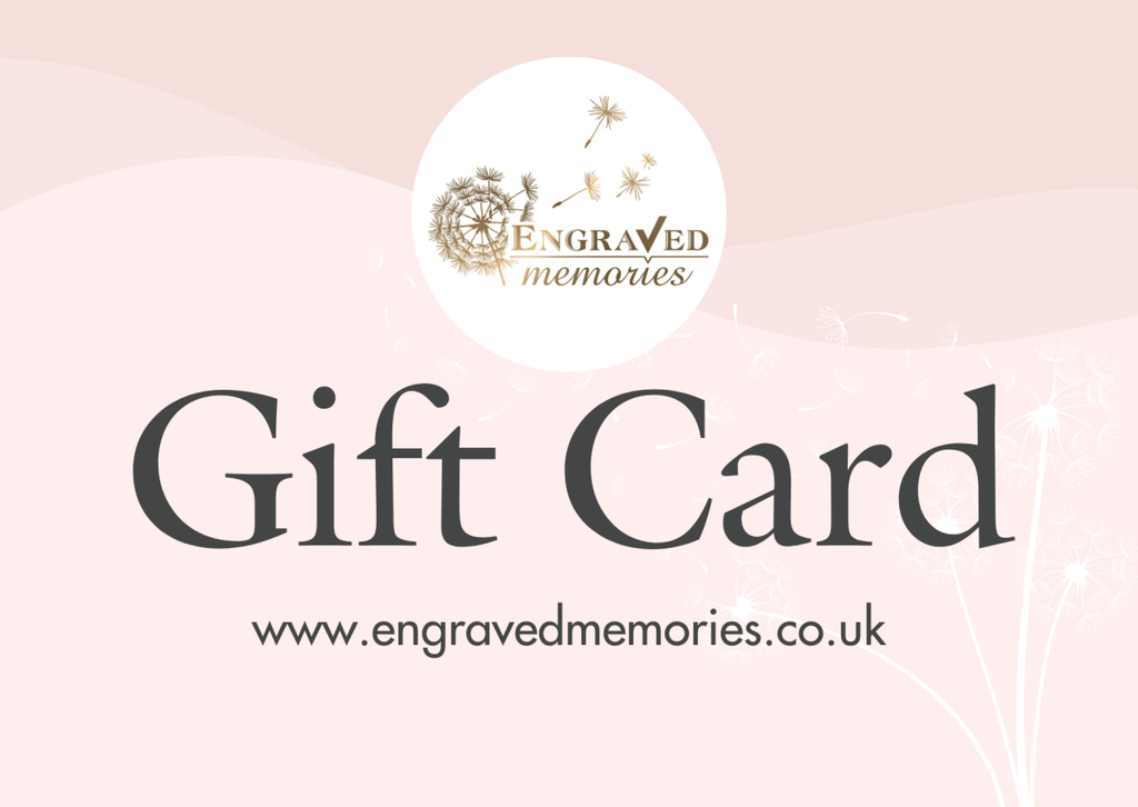 Engraved Memories Gift Card - Engraved Memories