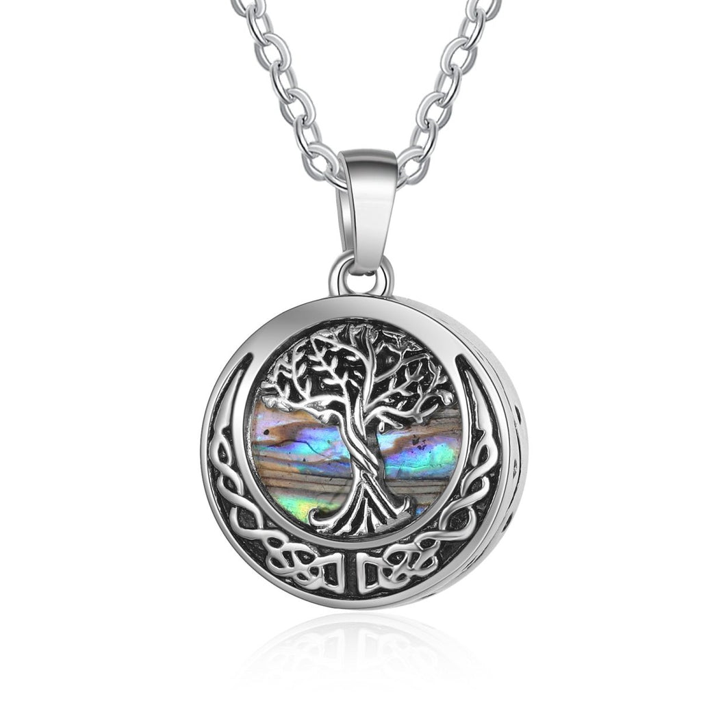 Family Tree Ashes Necklace Personalised Memorial Pendant