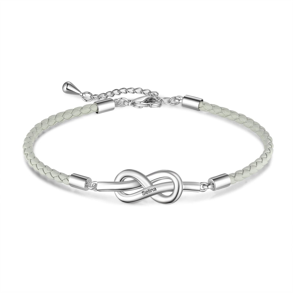 Infinity Knot Bracelet Cmoffer Adjustable Leather Wedding Gift