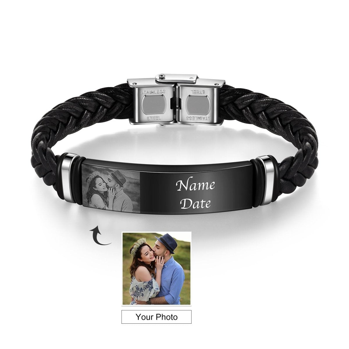 Personalised bracelets for him and her hotsell