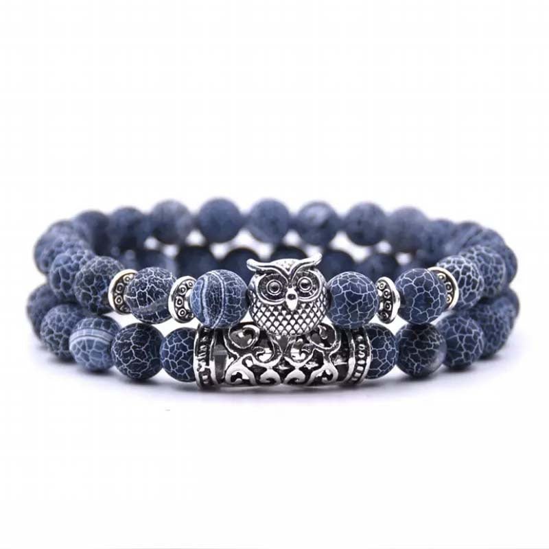 Owl bracelet infinity heart pearl karma blu price in Kuwait | X-Cite Kuwait  | kanbkam