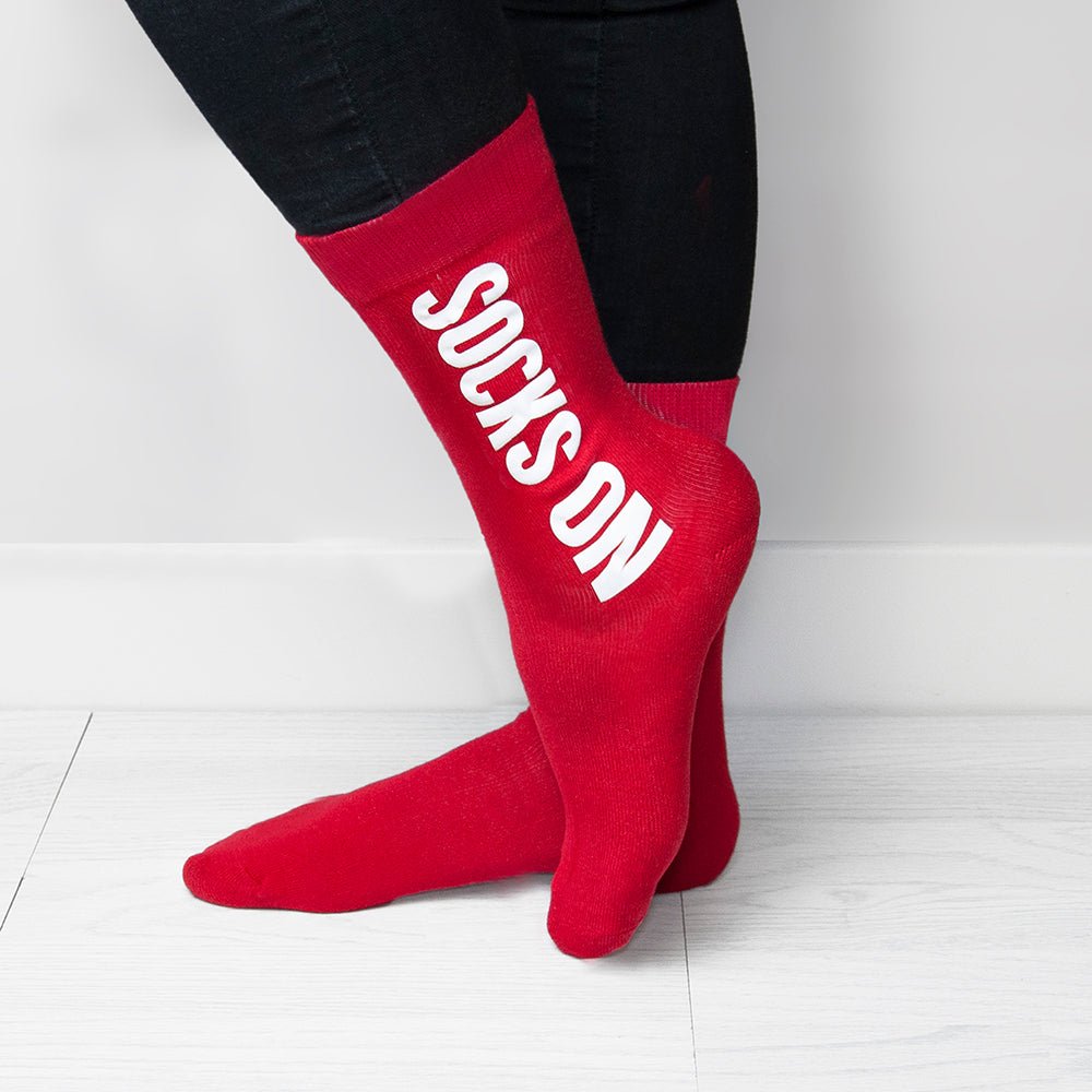 Personalised Cheeky Valentine's Socks - Engraved Memories