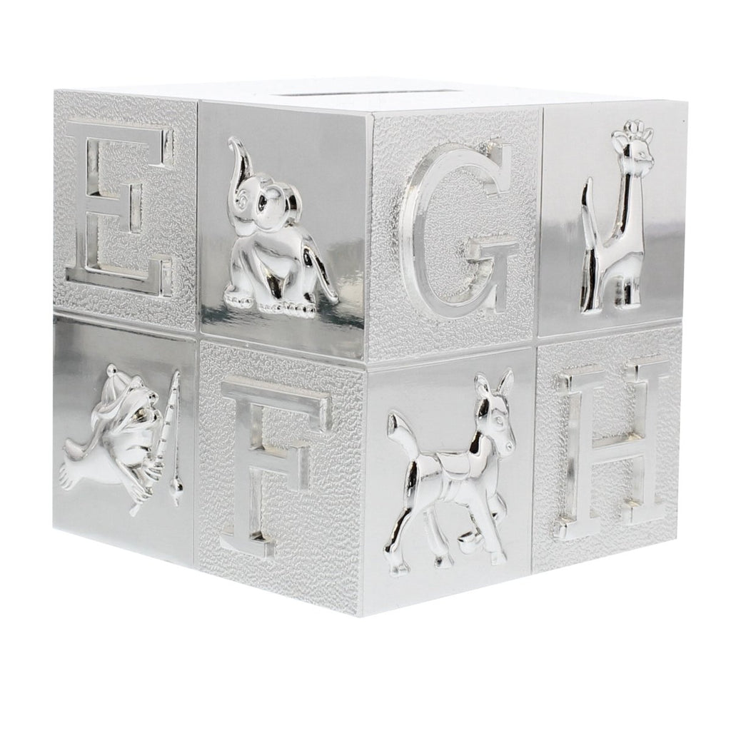 Personalised Christening ABC Money Box - Engraved Memories