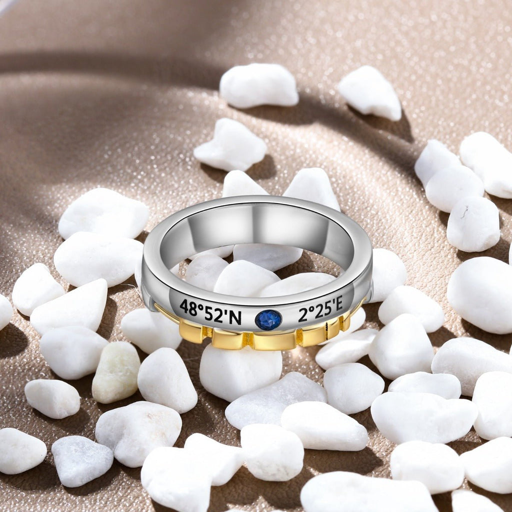 His and hers birthstone ring sale