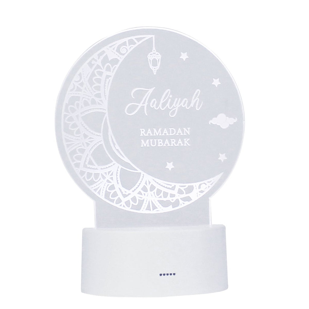 Personalised Eid and Ramadan LED Light - Engraved Memories