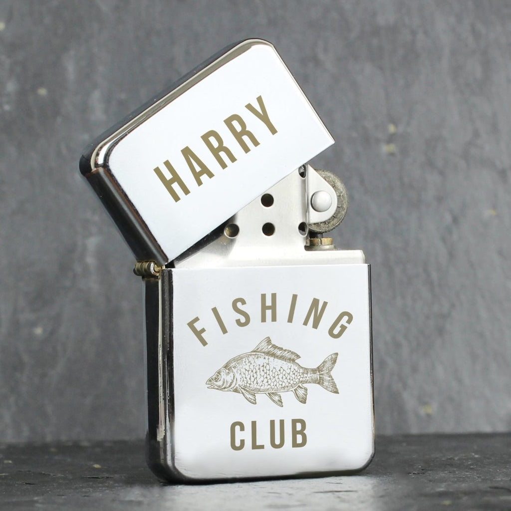 Personalised Fishing Lighter, Father's day Gift for Men - Engraved Memories