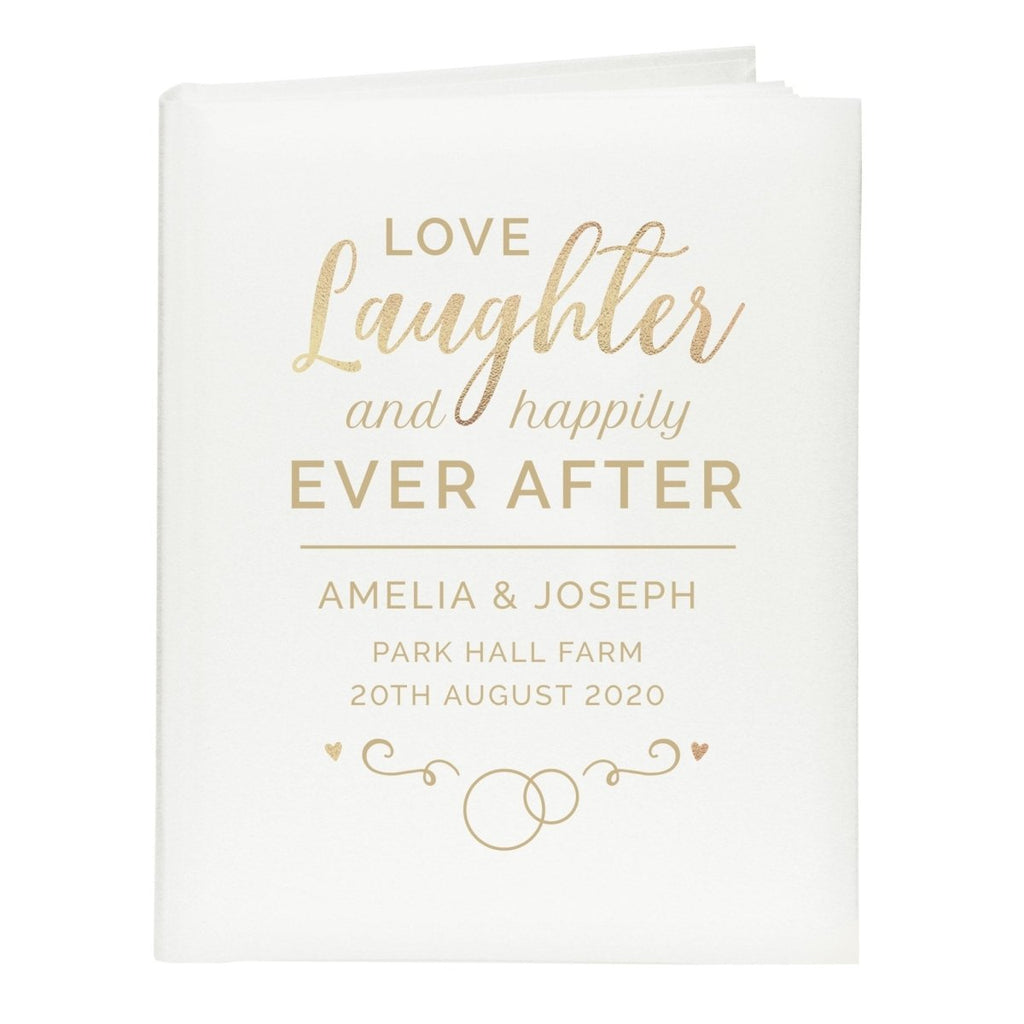 Personalised Happily Ever After Traditional Album - Engraved Memories
