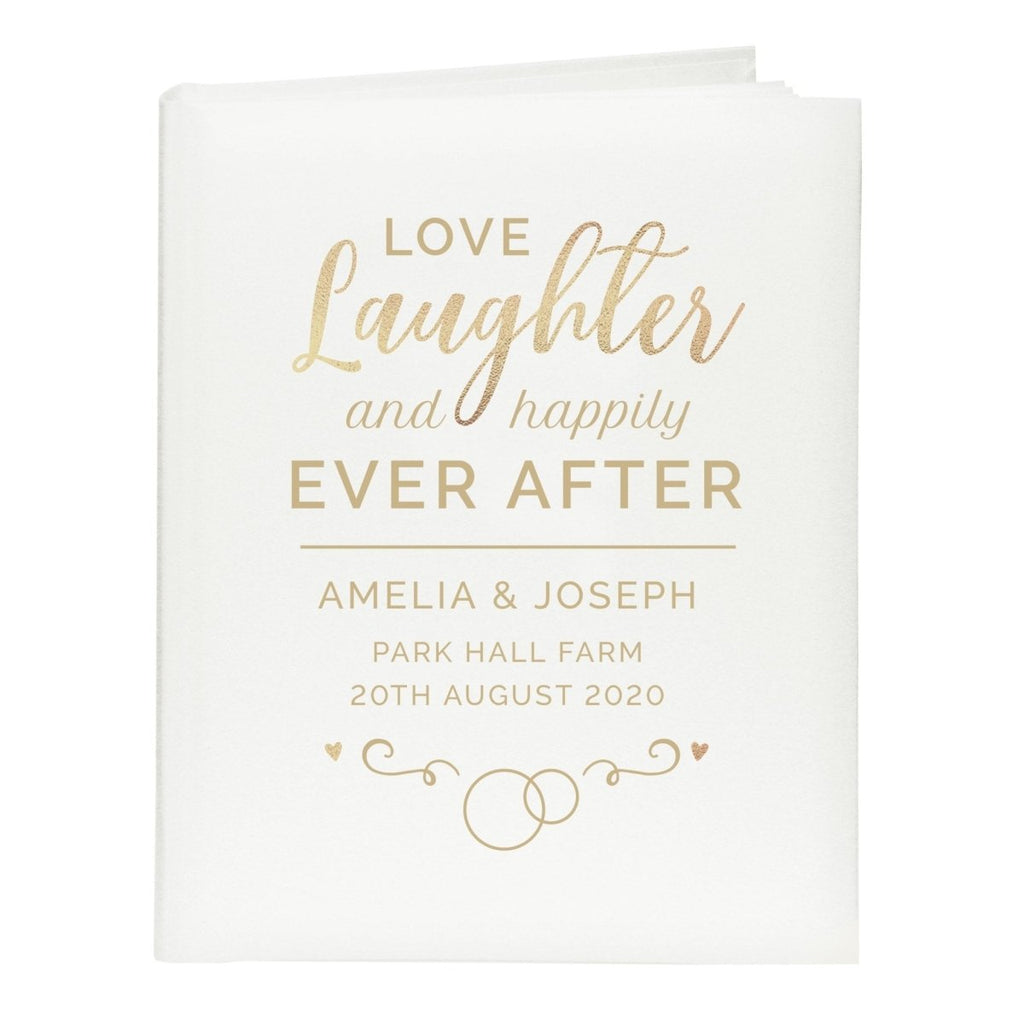 Personalised Happily Ever After Traditional Album - Engraved Memories