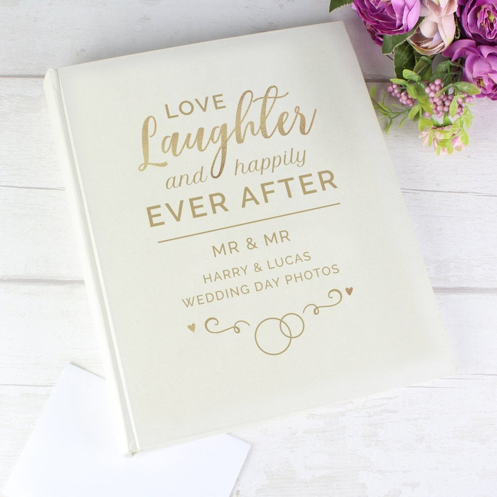 Personalised Happily Ever After Traditional Album - Engraved Memories